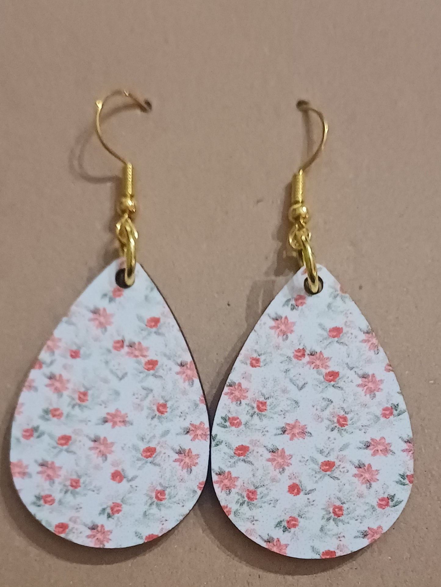 Wood Printed Earrings